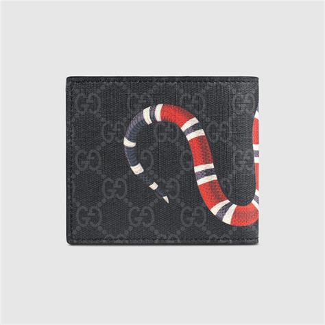 gucci supreme coin wallet|gucci snakeskin wallet.